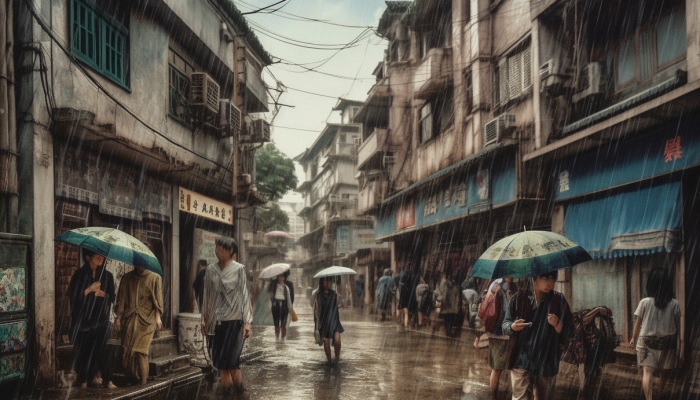 台风银杏路径有变风力达15级 华南沿海大风大雨